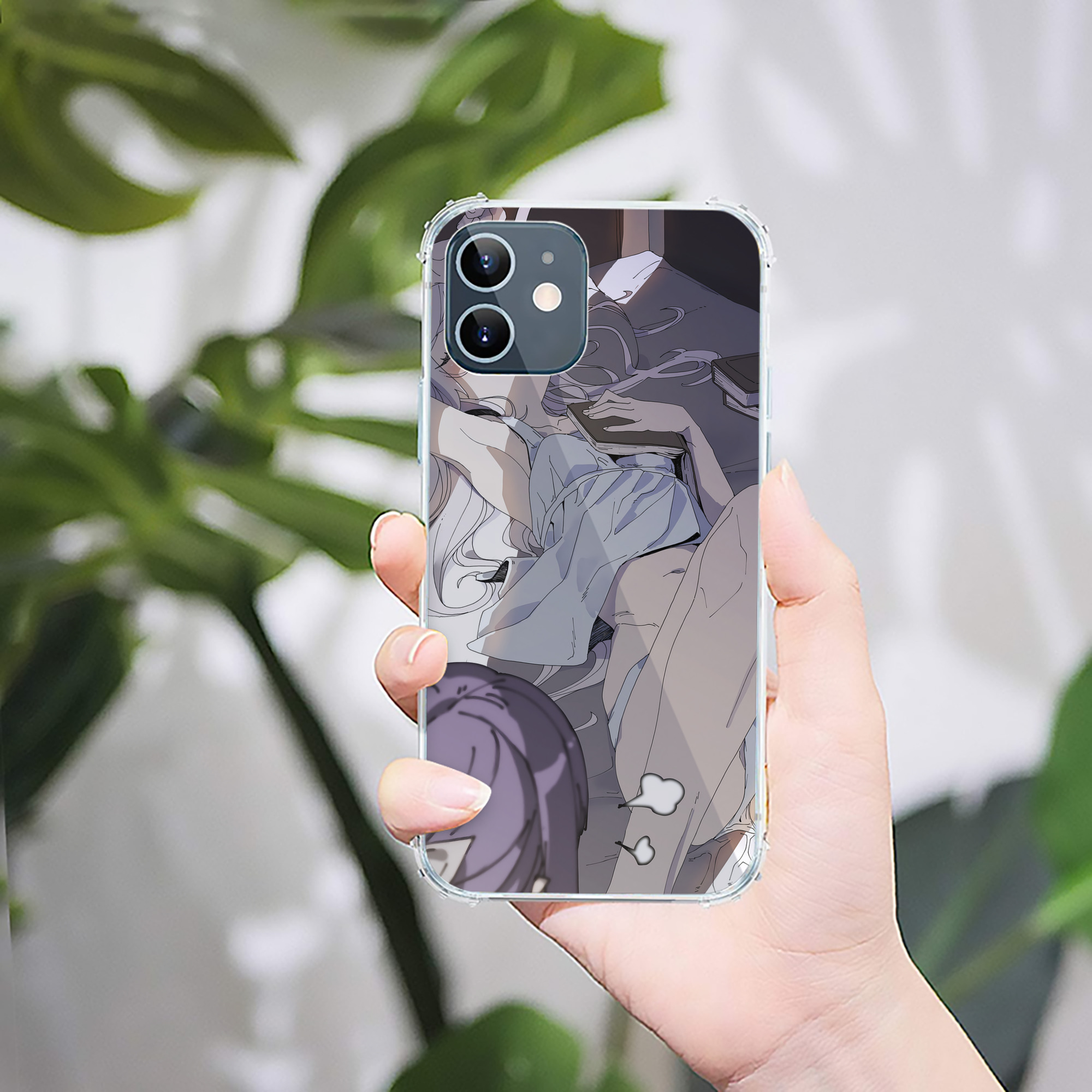 （画像用） 葬送のフリーレン Frieren 【iPhone 12シリーズ対応】透明スマホケース（クリアソフトケース）